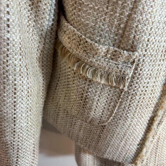 PENDLETON Sz 6 Jacket Sz 8 Skirt Suit Lined Tweed Hook Closure Shoulder Pads - Picture 4 of 15